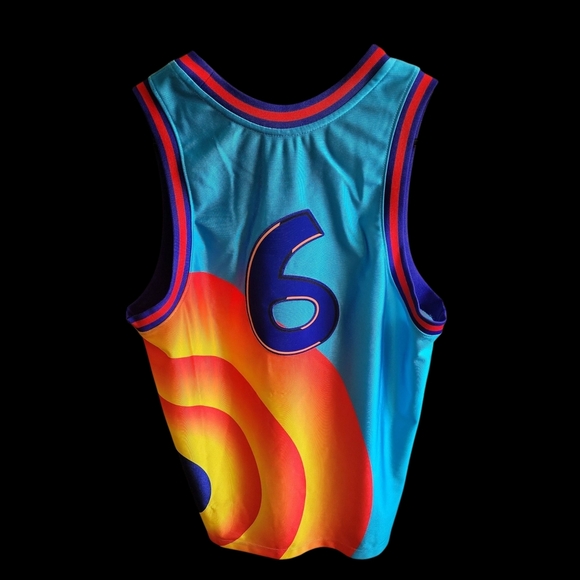 Tune Squad Nike Lebron James Jersey #6 Space Jam Mens Size Medium Multi-Color - Picture 2 of 2